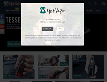 Tablet Screenshot of mistvapor.com